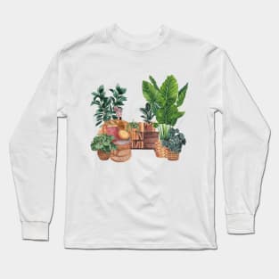 Plant Interior illustration 2 Long Sleeve T-Shirt